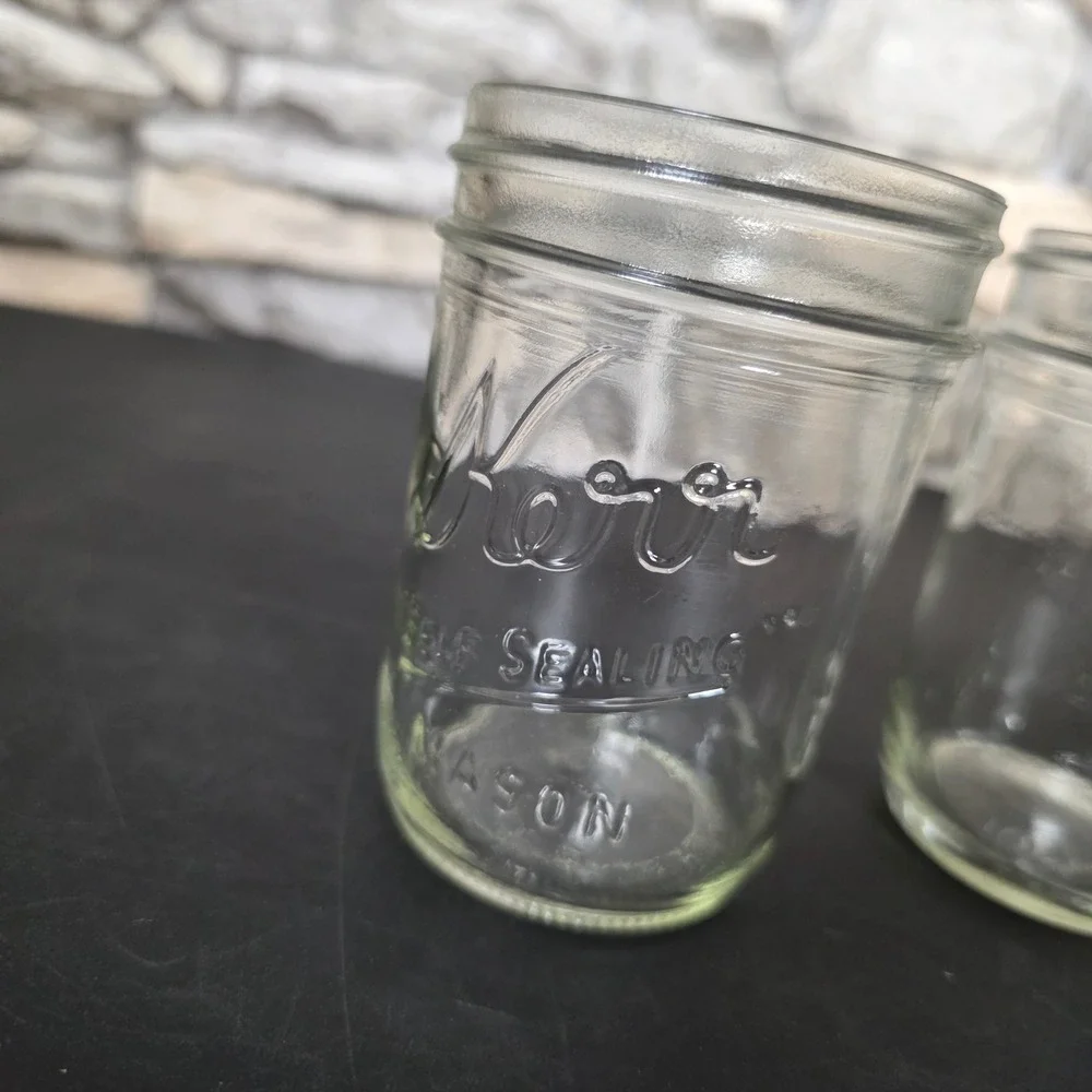 Kerr‎ Self Sealing No.501 8oz Mason Jars Set of 4 - No Lids